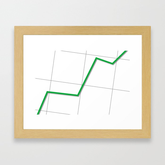 Statistic Up Framed Art Print