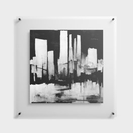 Abstracr Skyline Floating Acrylic Print