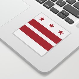 Washington D.C.: Washington D.C. Flag Sticker