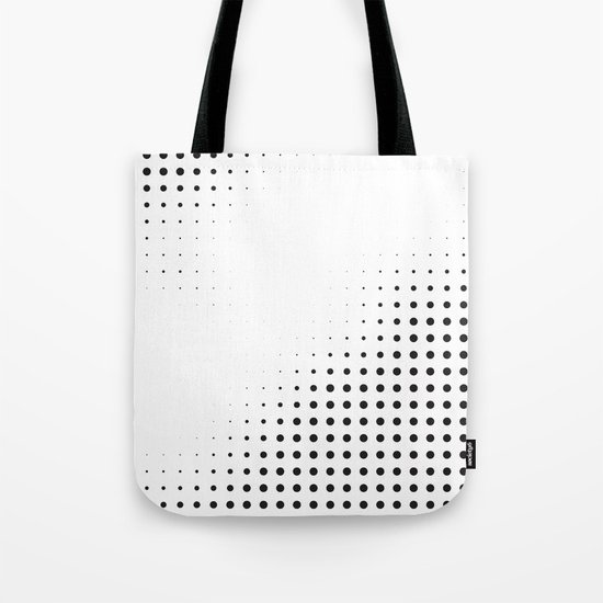 Black raster - Optical game12 Tote Bag