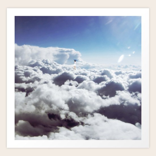Bleu Art Print