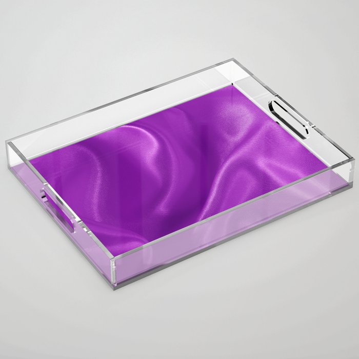 Purple Pattern Acrylic Tray