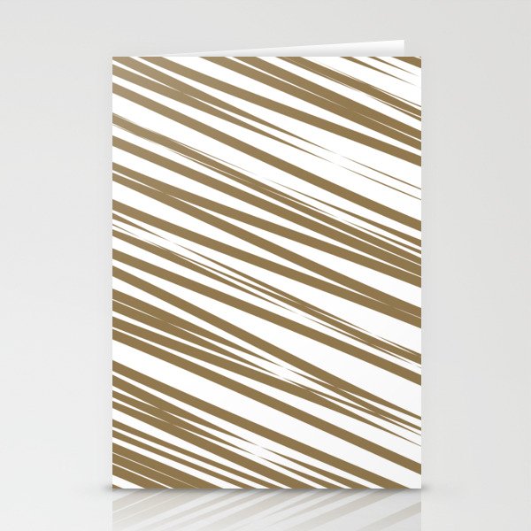 Brown stripes background Stationery Cards