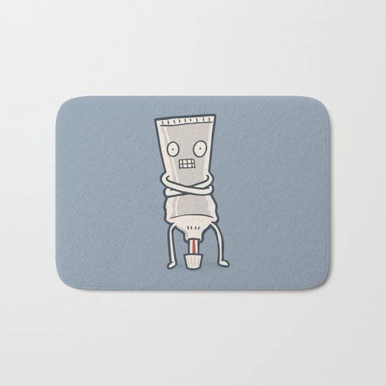 Bad Taste Toothpaste Bath Mat