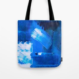 Abstract Blue Art Tote Bag