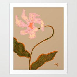 Abstract Flower Art Print