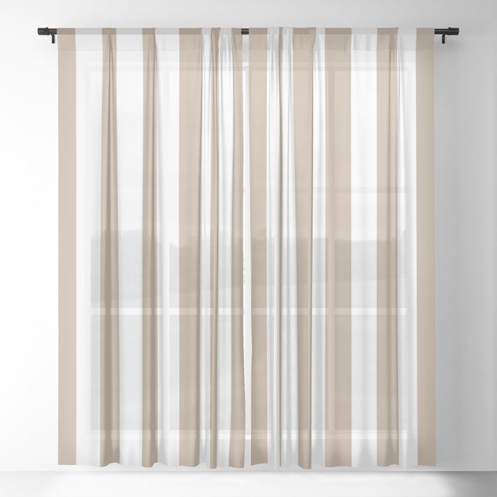 Pantone Hazelnut And White Stripes, Can Sheer Curtains Be Lined