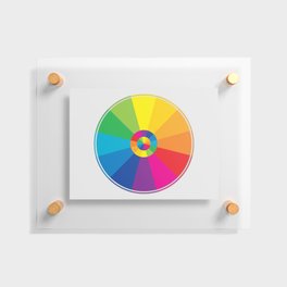 Color Wheel Floating Acrylic Print
