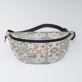 Colorful floral seamless ornate pattern in brown color Fanny Pack