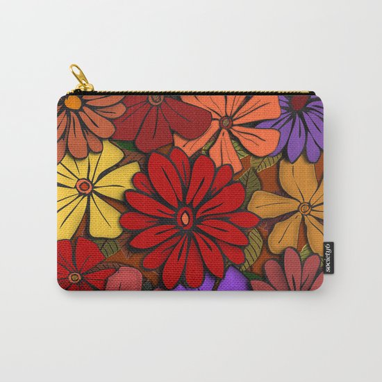 Flower Power #2 Carry-All Pouch