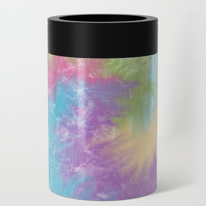 Rainbow Tie Dye Swirl Can Cooler