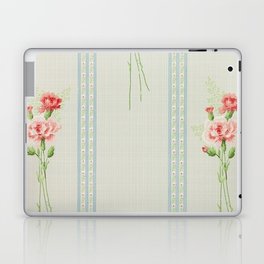 Bouquet of Three Carnations Laptop Skin