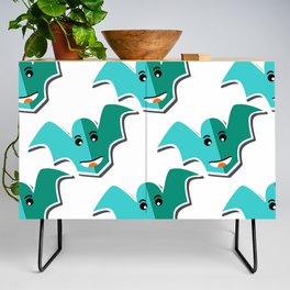 Seamless Pattern Silhouette Halloween Grimace Horror 06 Credenza