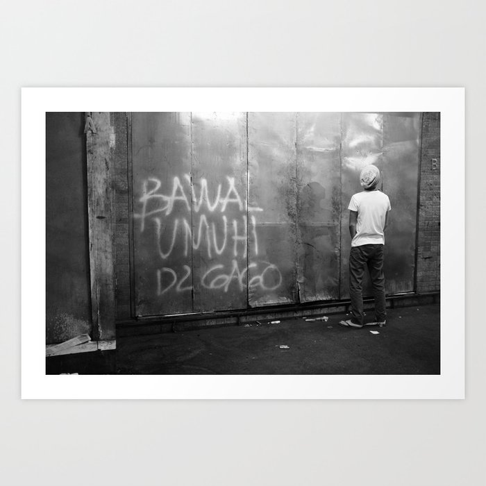 Bawal Umihi Dito (You Can't Pee In Here) Art Print