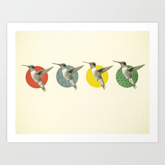 The Hummingbird Dance Art Print