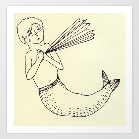 Mersketch Art Print