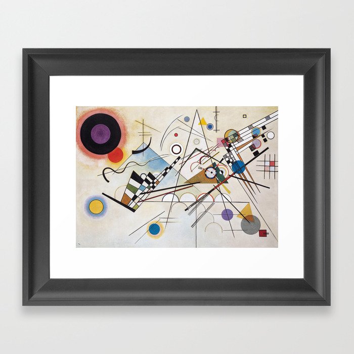 Composition VIII by Wassily Kandinsky Framed Art Print