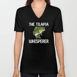 Tilapia Whisperer V Neck T Shirt