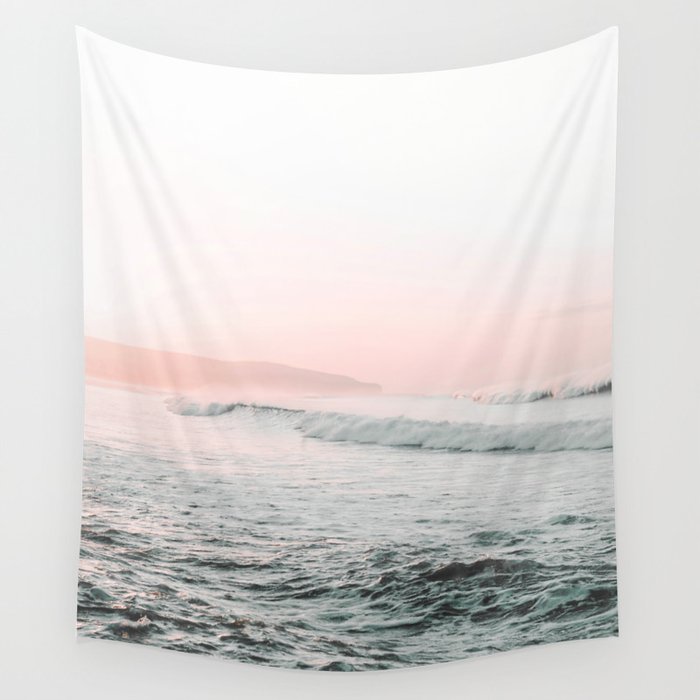 Pink Sunset Wall Tapestry