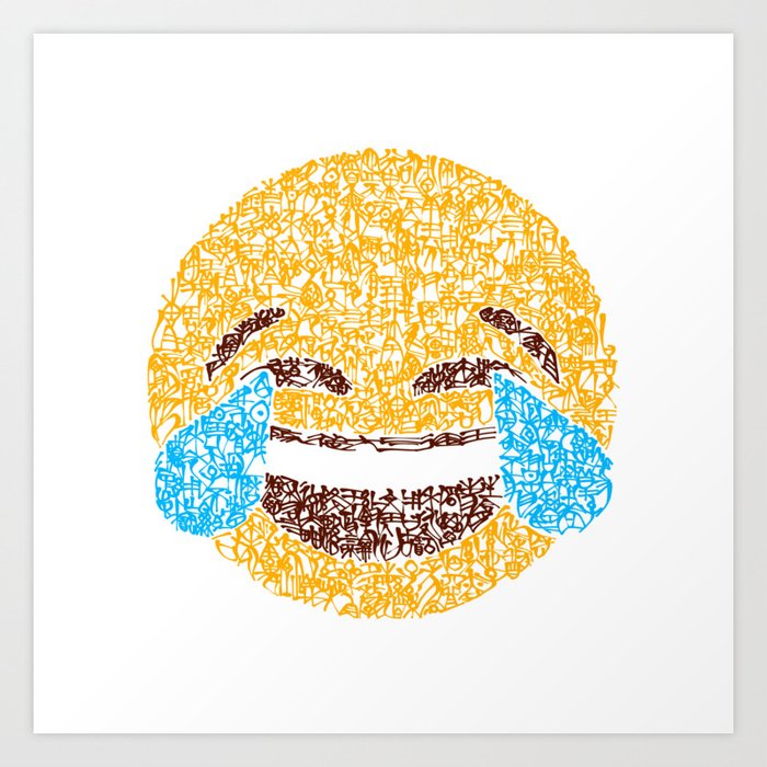 funny emoji art