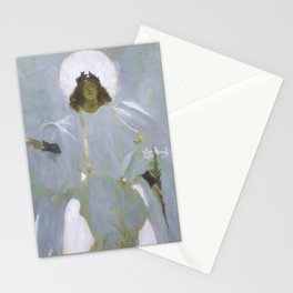 “Why Seek Ye The Living” Angel by Howard Pyle Stationery Card