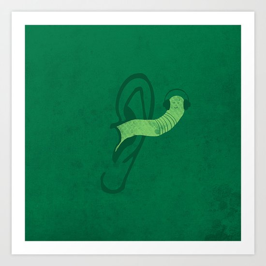 earworm Art Print