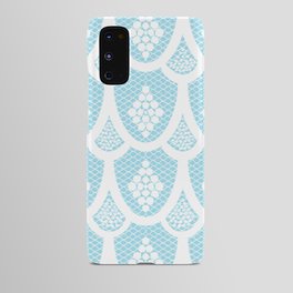Palm Springs Poolside Retro Blue Lace Android Case