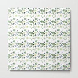 Succ On This! Vol. 4 Metal Print | Painting, Watercolor, Succulents, Green, Succulentpattern, Laurakateart, Suckonthis, Watercolorpattern, Greensucculents, Suckit 