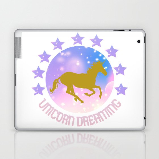 Unicorn Dreaming Laptop & iPad Skin
