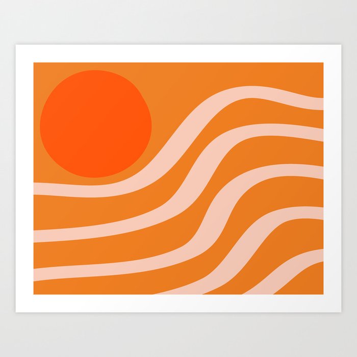 Summer Sun Art Print