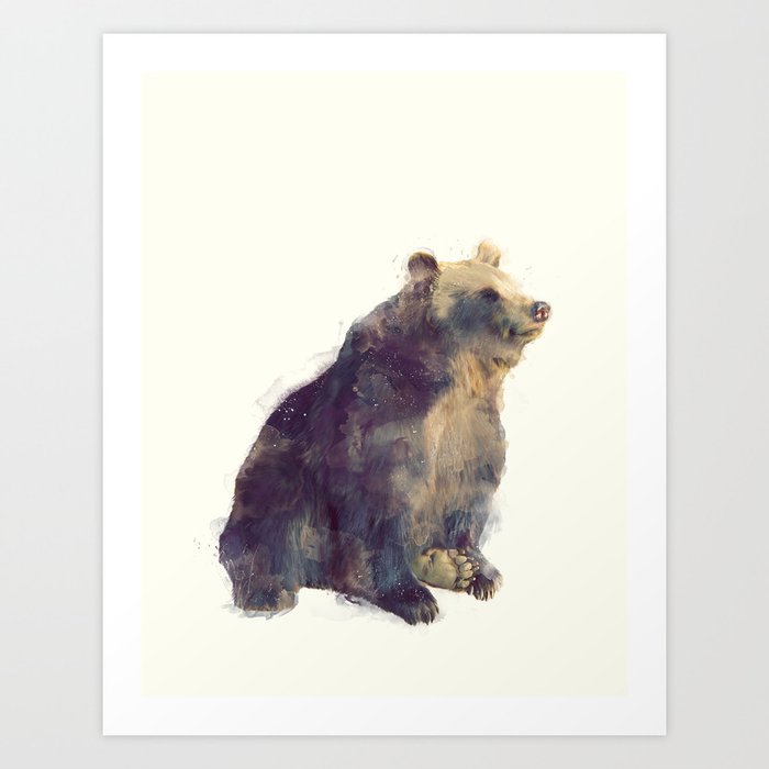 Discover the motif BEAR // NOVA by Amy Hamilton as a print at TOPPOSTER