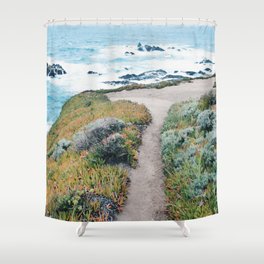 The Path to the Ocean Shower Curtain
