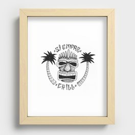 Siempre Chill / Always chill Recessed Framed Print