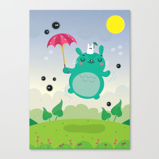 Cute neighbor Canvas Print