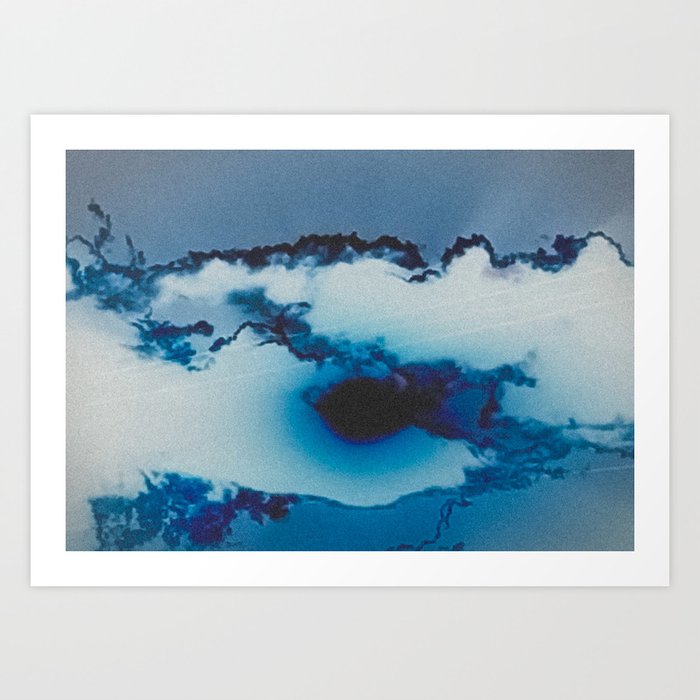 Clouds over Texas: playing with colors Art Print