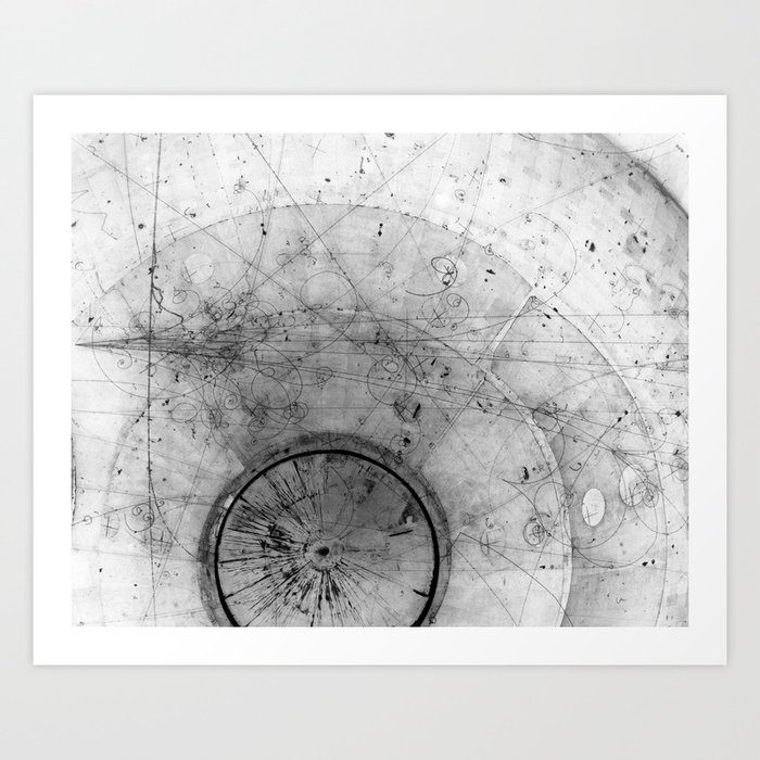 Particle Tracks Art Print