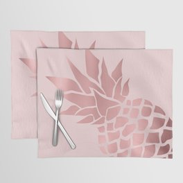 Big Pineapple in Pink Placemat