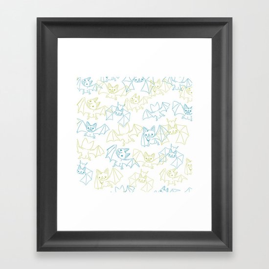 Bat Butts! Framed Art Print