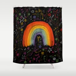 Rainbow Life Shower Curtain