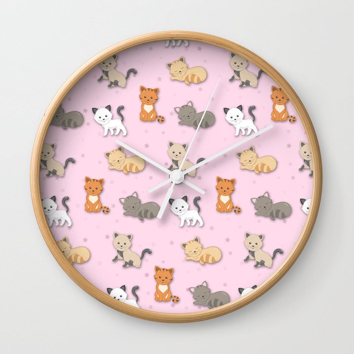 Lots O' Cats Wall Clock