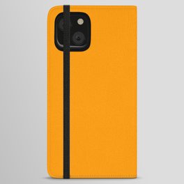 Neon Orange iPhone Wallet Case