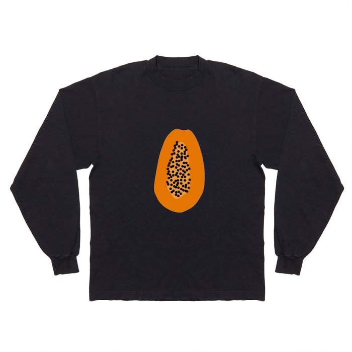 Papaya Long Sleeve T Shirt by banum