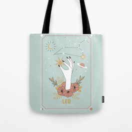 Leo Zodiac Series Tote Bag