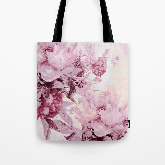 soft pink bouquet Tote Bag by clemm | Society6