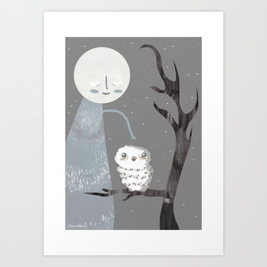 Midnight Companions Art Print