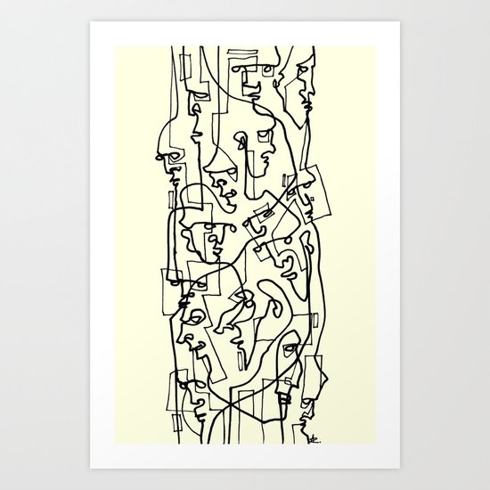 Curves And Lines Art Print