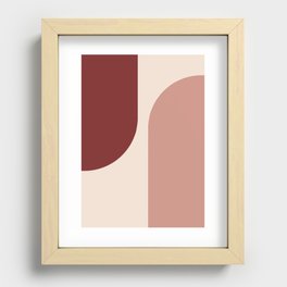 Modern Minimal Arch Abstract LXXXV Recessed Framed Print