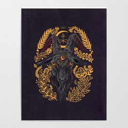 Black Goat of the Woods Poster