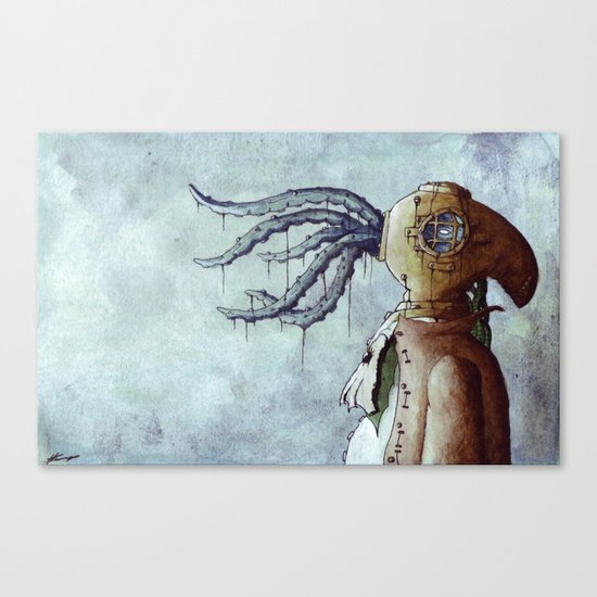 The Octopus Man Canvas Print