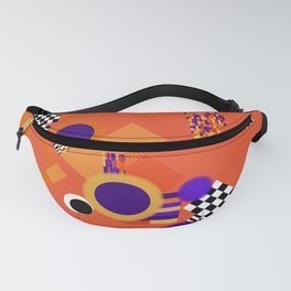 Geometric Abstract Colorful Art Retro Pattern Fanny Pack